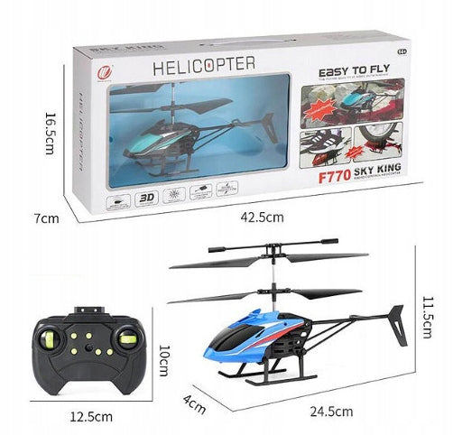 RC Sky King Helicopter F770 Easy to Operate Drone for Kids and Adults Brand no brand