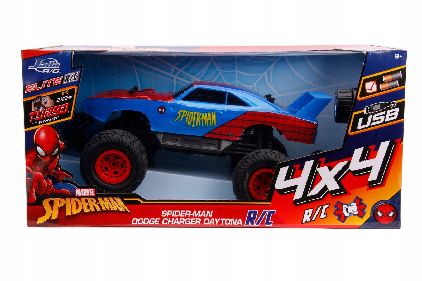 RC Spiderman Daytona - Marvel - Jada Color multicolor