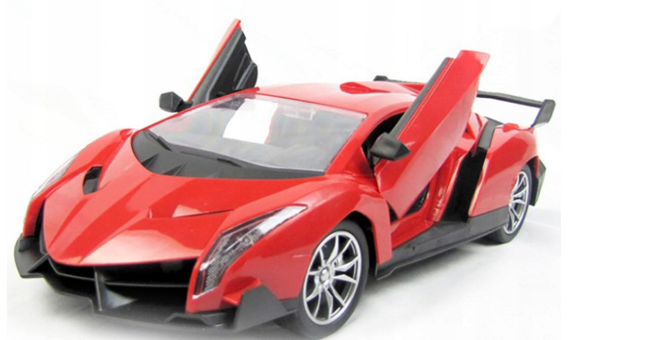 RC Sports Car 1:18 – Remote Controlled Car with Remote Control + LED Lights Brand HollaKids