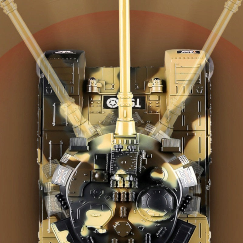 RC TANK REMOTE CONTROLLED ROTATING TURRET ARIMIA PILOT 2,4 GHz GIFT Packaging status original