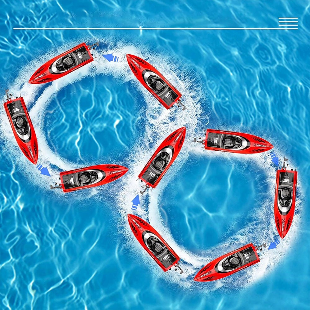RC boat for Adults and Children Fun Range 100 m on Water for 30 Minutes Manufacturer code 15351