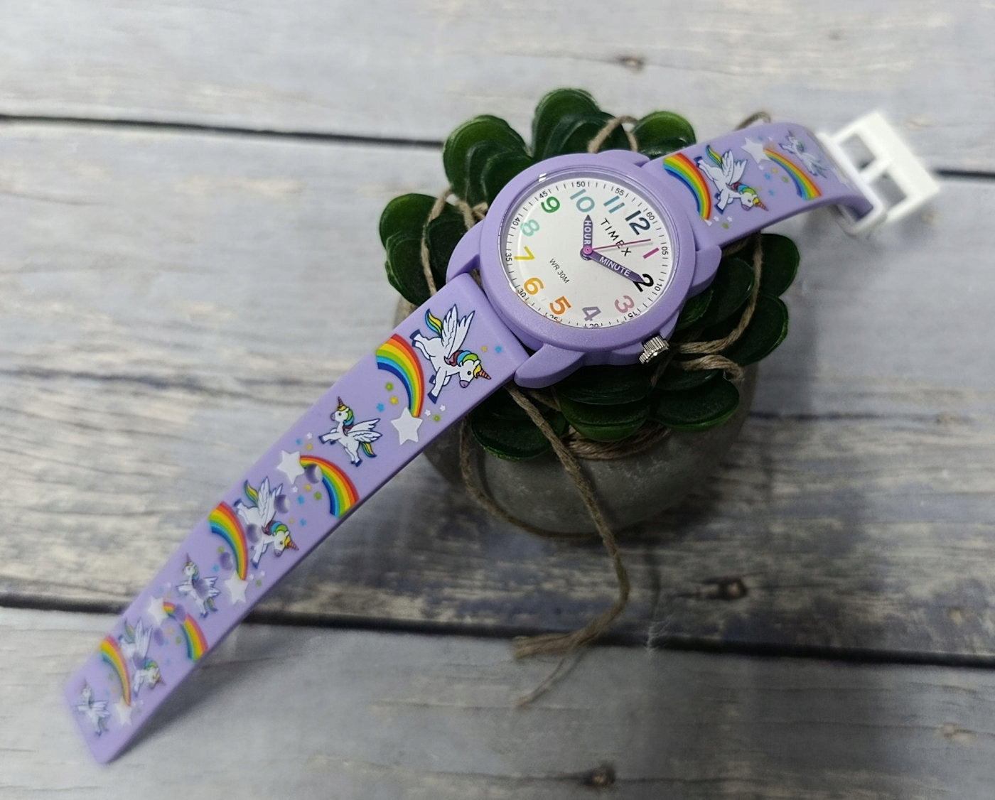 READABLE CLASSIC CHILDREN'S WATCH TIMEX UNICORN TW2Y59600 SILICONE Brand Timex