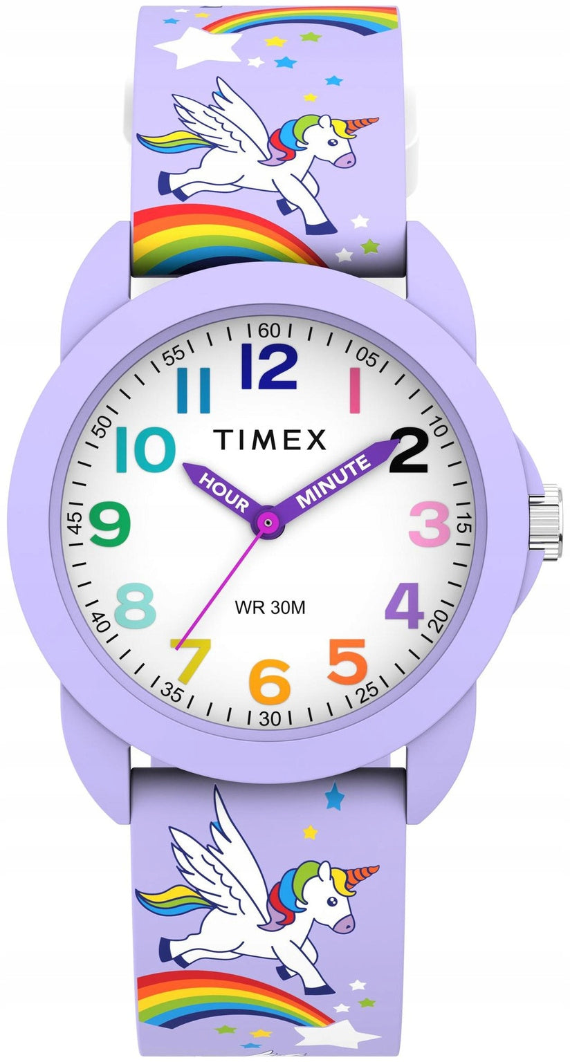 READABLE CLASSIC CHILDREN'S WATCH TIMEX UNICORN TW2Y59600 SILICONE Packaging status original
