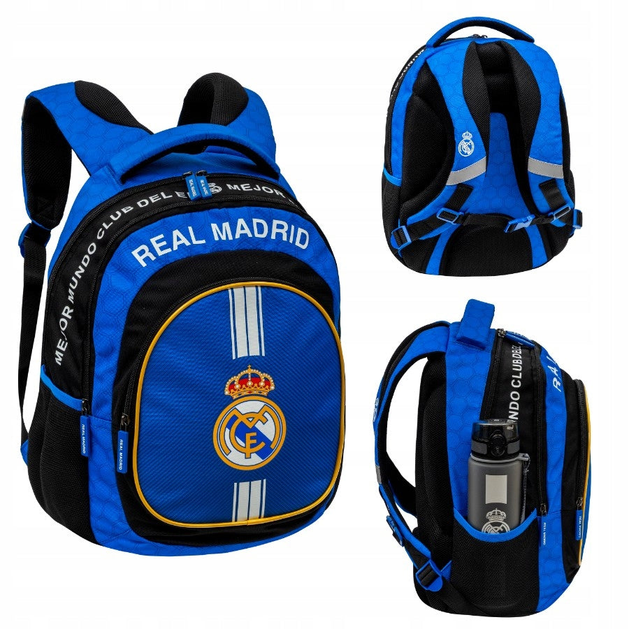 REAL MADRYT SCHOOL BACKPACK SATCHEL for boy class 1-3 FOOTBALL AB330