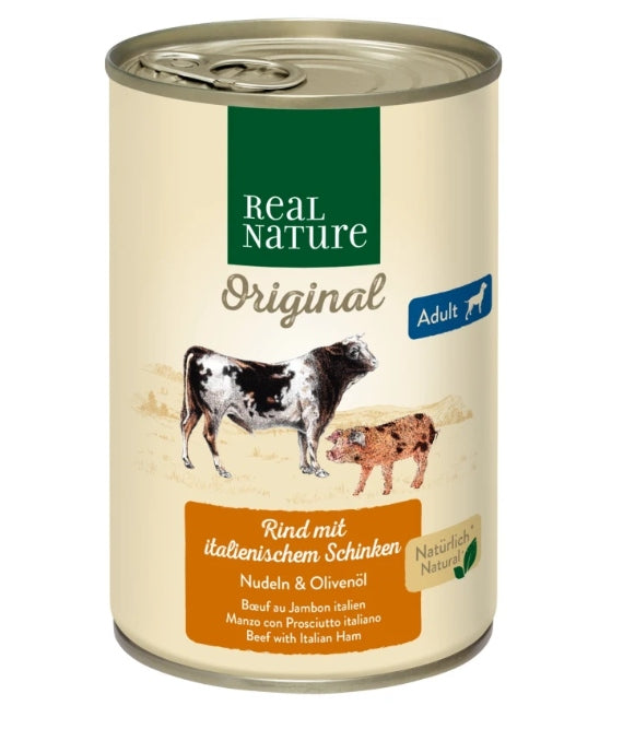 REAL NATURE ADULT Beef with Italian Ham 400 g