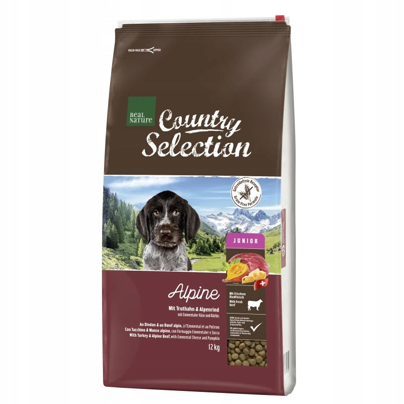 REAL NATURE Country Selection Junior Alpine Turkey and Alpine Beef 12 kg
