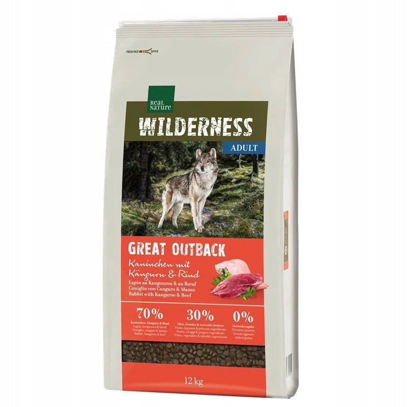 REAL NATURE WILDERNESS Great Outback rabbit, kangaroo and beef 12 kg