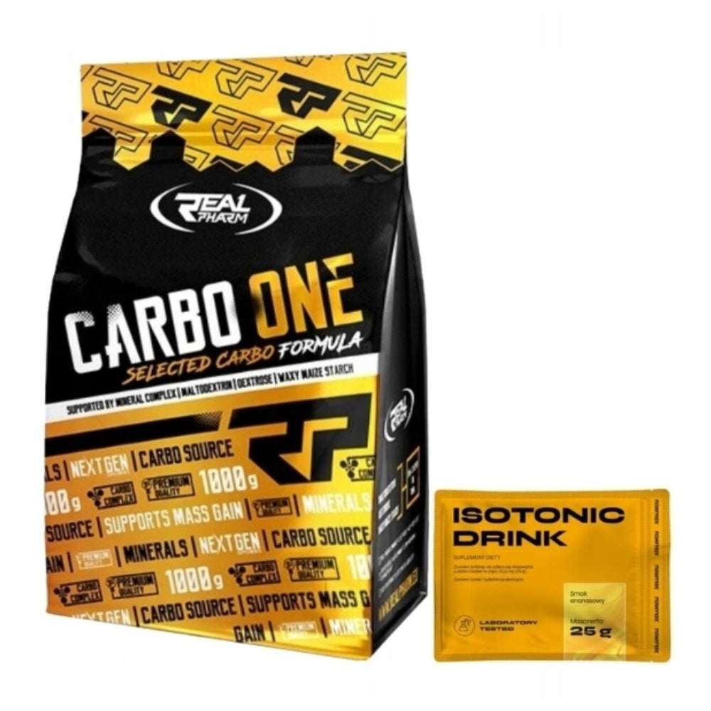 REAL PHARM CARBOONE 1000 g CARBO ENERGY MINERALS FOR RUNNERS Expiration date at least six months from the date of purchase