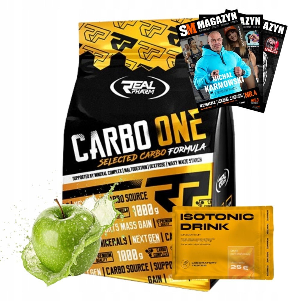 REAL PHARM CARBOONE 1000 g CARBO + nowmax ISOTONIC DRINK 25 g