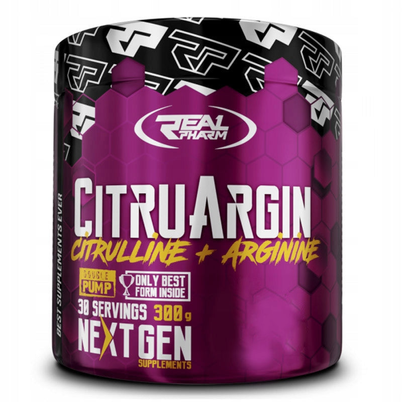 REAL PHARM CITRUARGIN 300g. CITRULLINE ARGININE