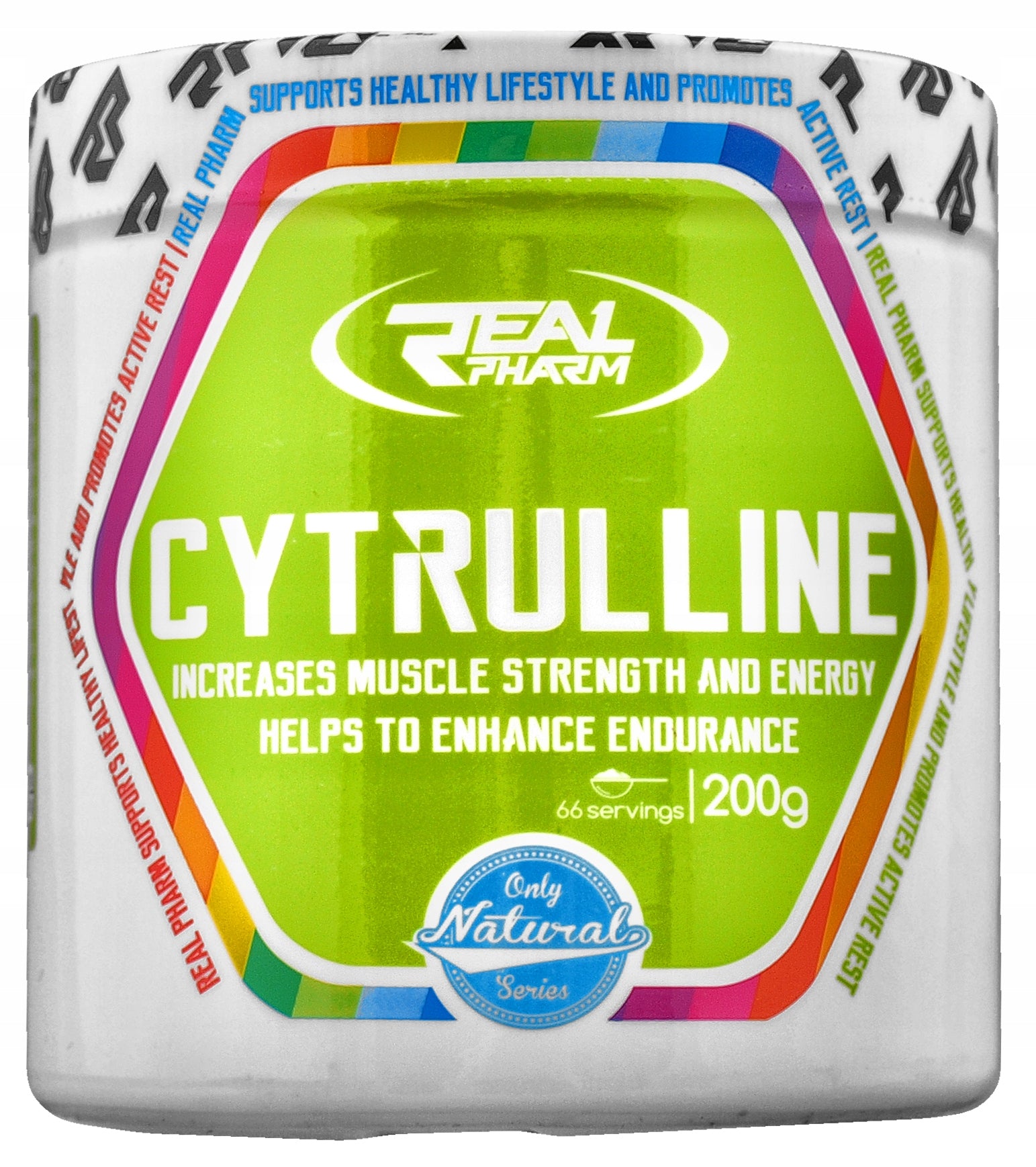 REAL PHARM CITRULLINE 200g PUMP NITROGEN CITRULLINE MALATE