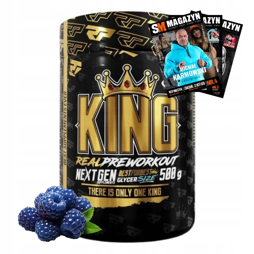REAL PHARM KING PRE-WORKOUT 500g STIMULATING PUMPING PRE-WORKOUT