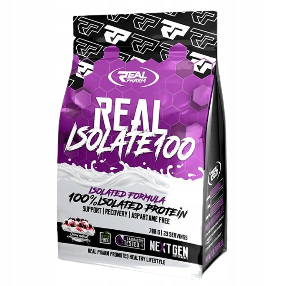 REAL PHARM REAL ISOLATE 1800g HIGH PROTEIN SUPPLEMENT WPI MUSCLE MASS Expiration date at least six months from the date of purchase
