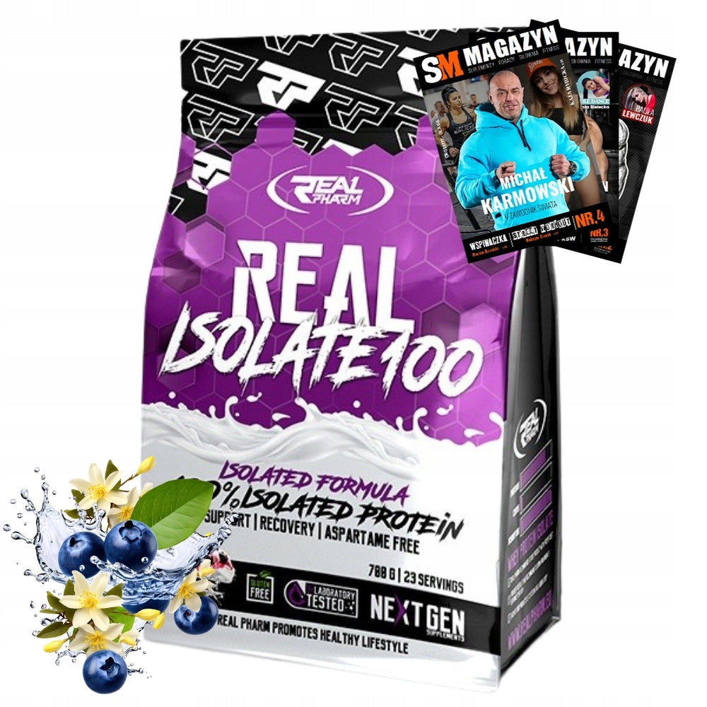 REAL PHARM REAL ISOLATE 1800g WPI PER MASS PROTEIN SUPPLEMENT ISOLATE WITH BCAA