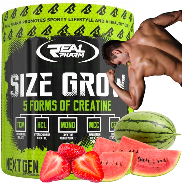 REAL PHARM Size Grow 675g Strawberry Watermelon Expiration date at least 1 year from the date of purchase
