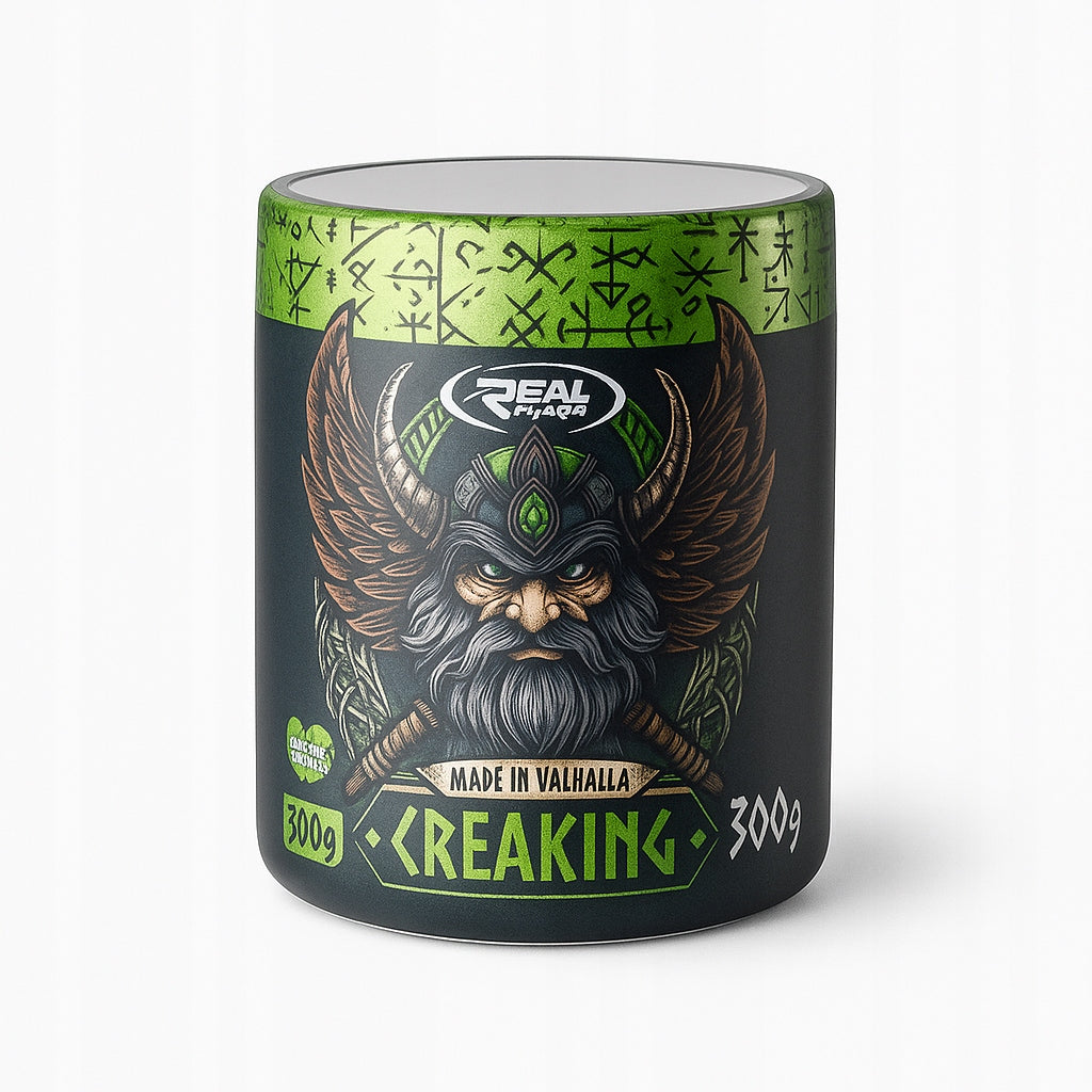 REAL PHARM VIKING CREAKING 300 g Creatine Orange-Cactus Monohydrate Strength