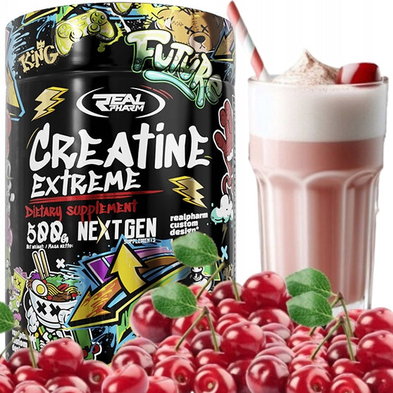 REAL PHARM XTREME CREATINE 500G MALATE + CREATINE MONOHYDRATE TCM MONO Expiration date at least six months from the date of purchase
