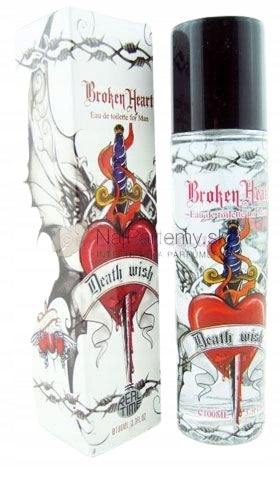 REAL TIME EDT MEN BROKEN HEART 100ML EAU DE TOILETTE MALE FRESHNESS FRAGRANCE