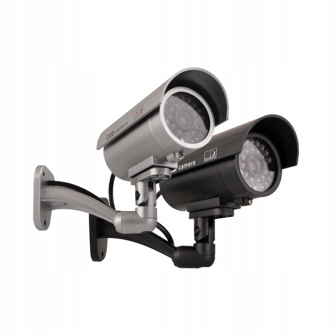 REALISTIC DUMMY SECURITY CAMERA CCTV LED BEACON BLACK Brand Smart Hardware
