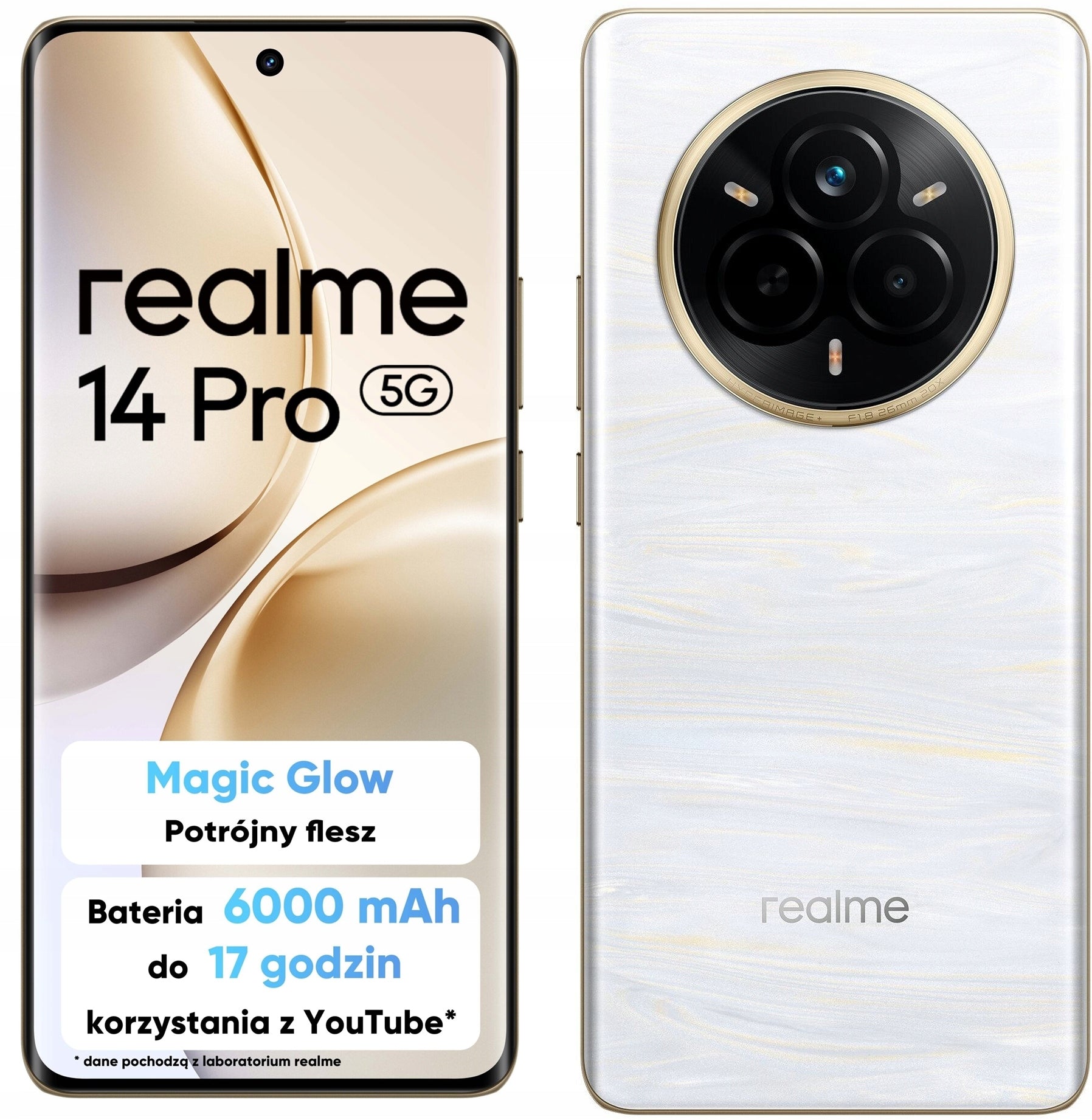 REALME 14 PRO 5G 6,77" 8/256GB OLED 120Hz ANDROID15 50MP WIFI6 Charger included no