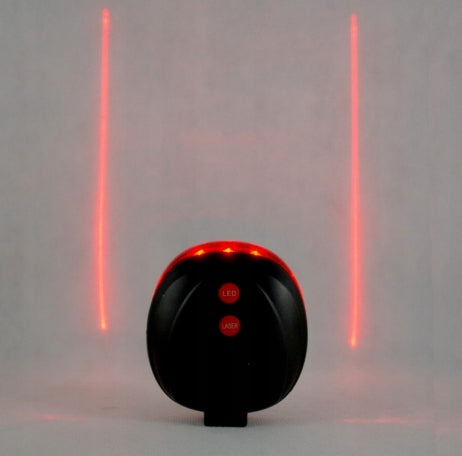 REAR BICYCLE LIGHT + 2x LASER + HOLDER Brand no brand