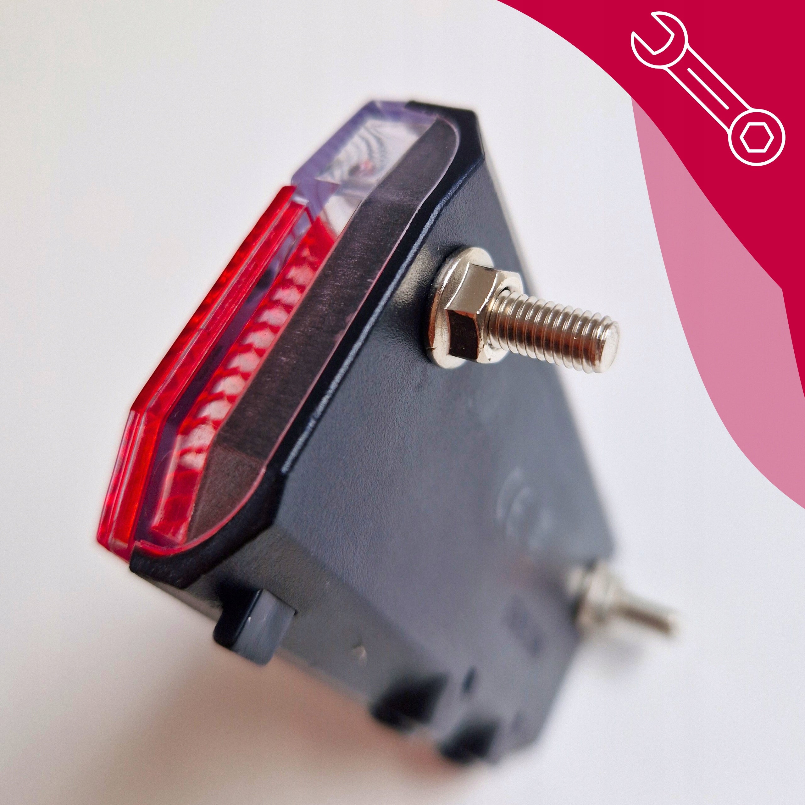 REAR BICYCLE LIGHT FOR LED RACK VELOXO RAY FOR DYNAMO GENERATOR Manufacturer code 5905413651779 lampka tylna na bagażnik LED
