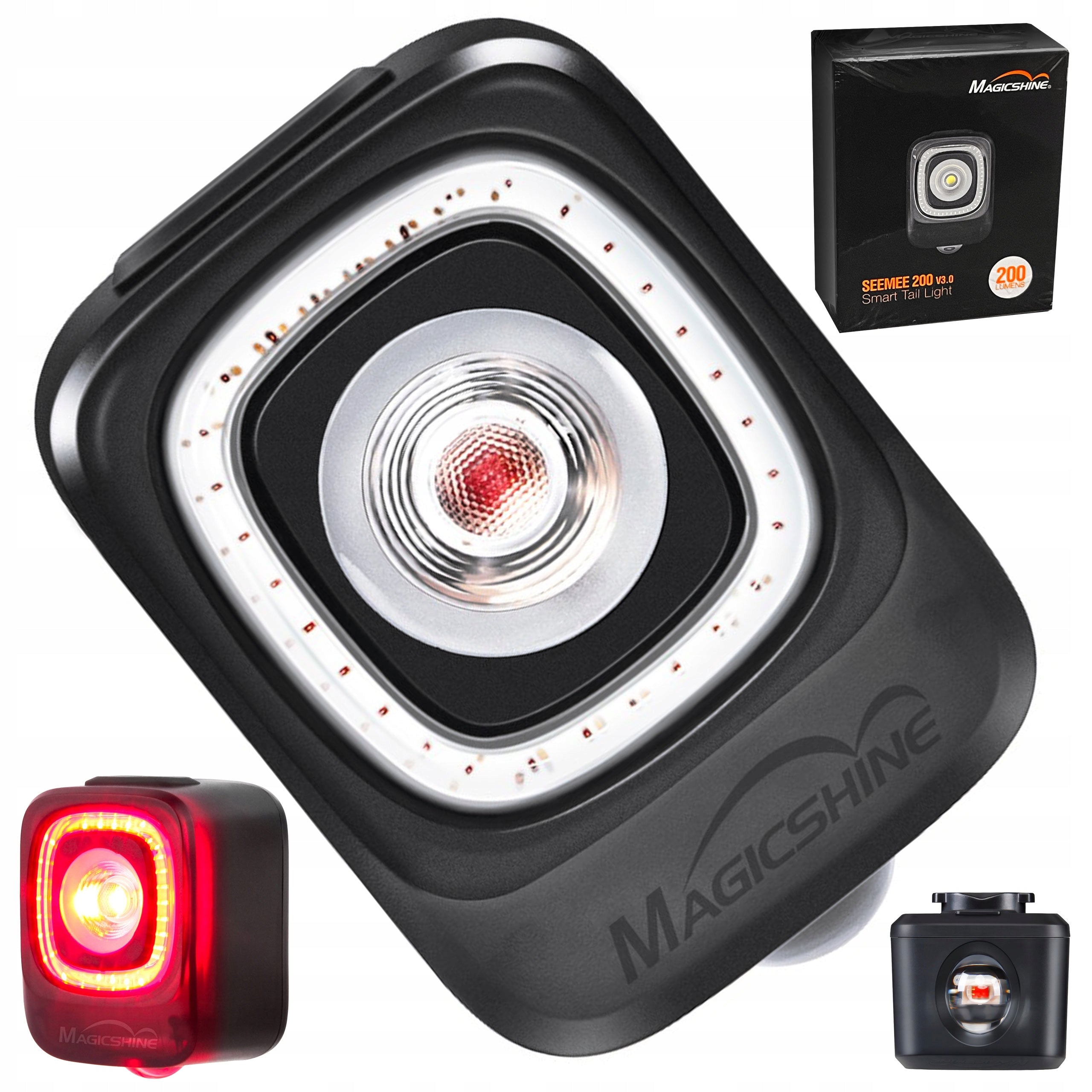 REAR BICYCLE LIGHT MAGICSHINE SEEMEE 200 lm V3.0 MOTION SENSOR USB-C