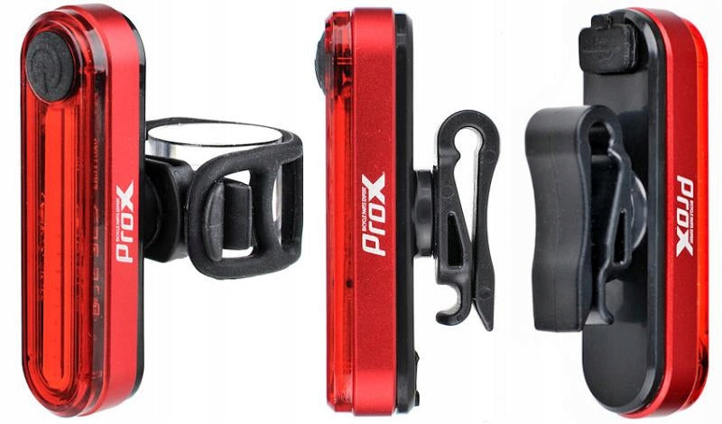 REAR BICYCLE LIGHT PROX WEGA COB LED 6 MODES 40 lm 500 mAh USB Packaging status original