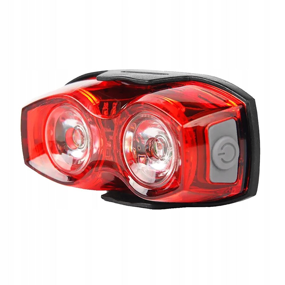 REAR BICYCLE LIGHT STRONG LED LIGHTING FOR BIKE + BATTERIES AAA Brand no brand