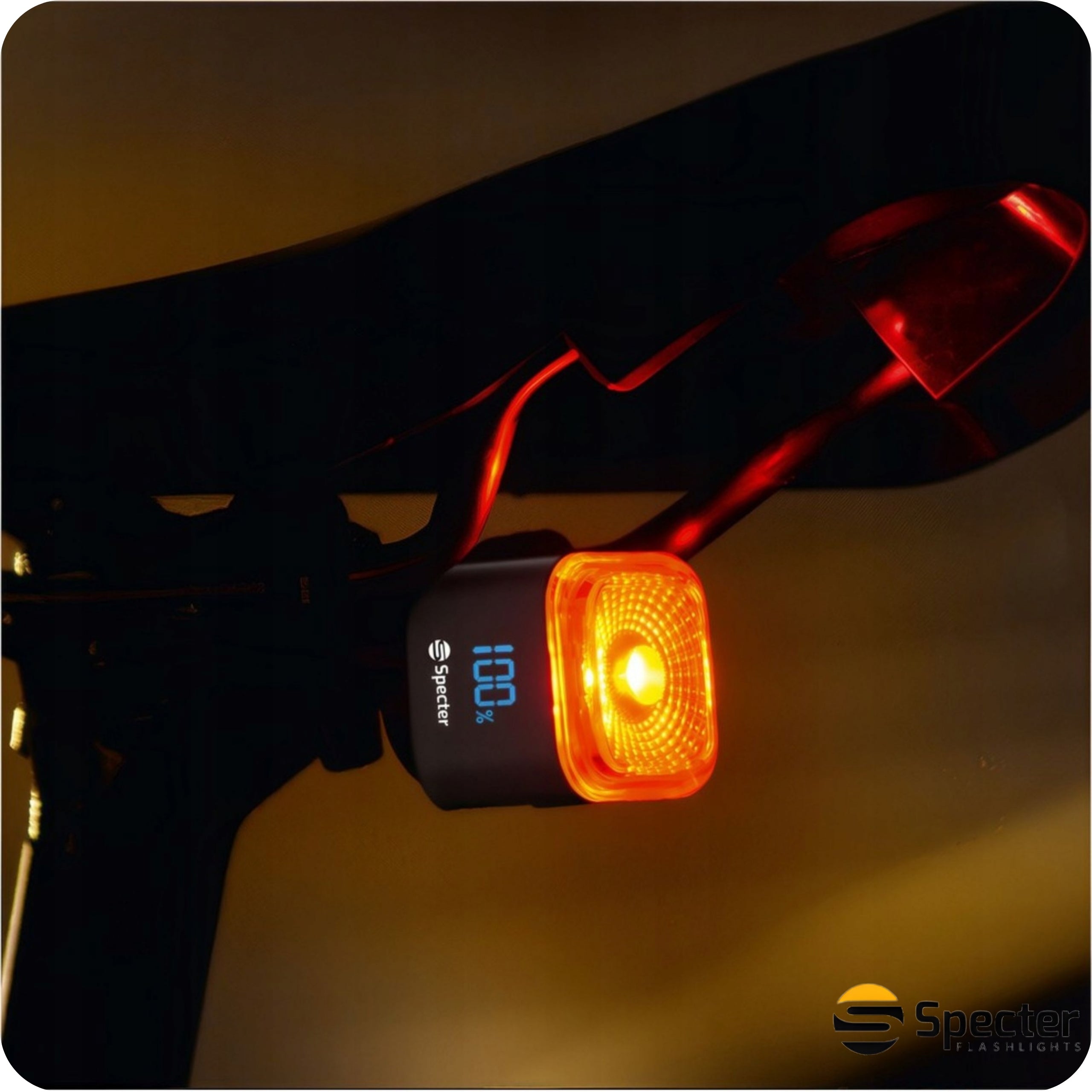 REAR BICYCLE LIGHT for LED Luggage Rack USB C EYE07 6in1 Rear 1100mAh Packaging status original
