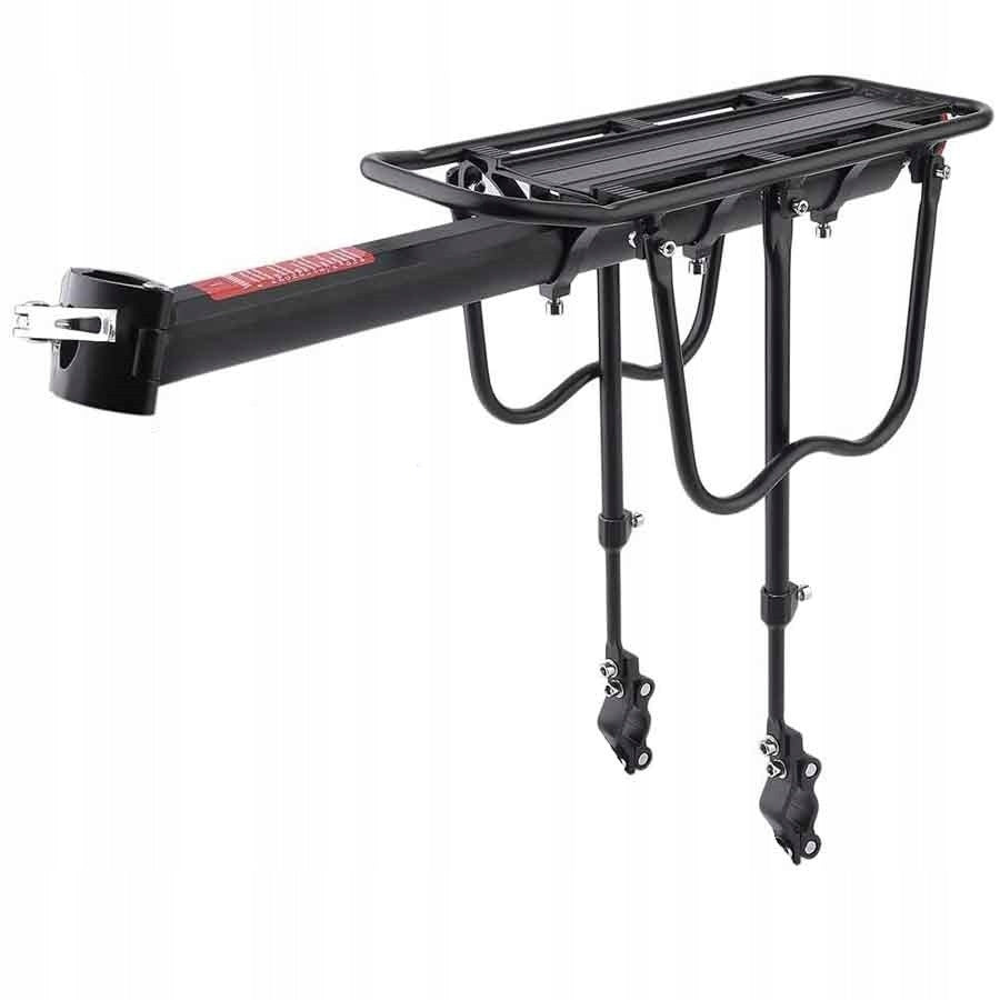 REAR BICYCLE RACK 50KG (DURABLE) - FOR UNIVERSAL ALUMINUM BIKE Packaging status original