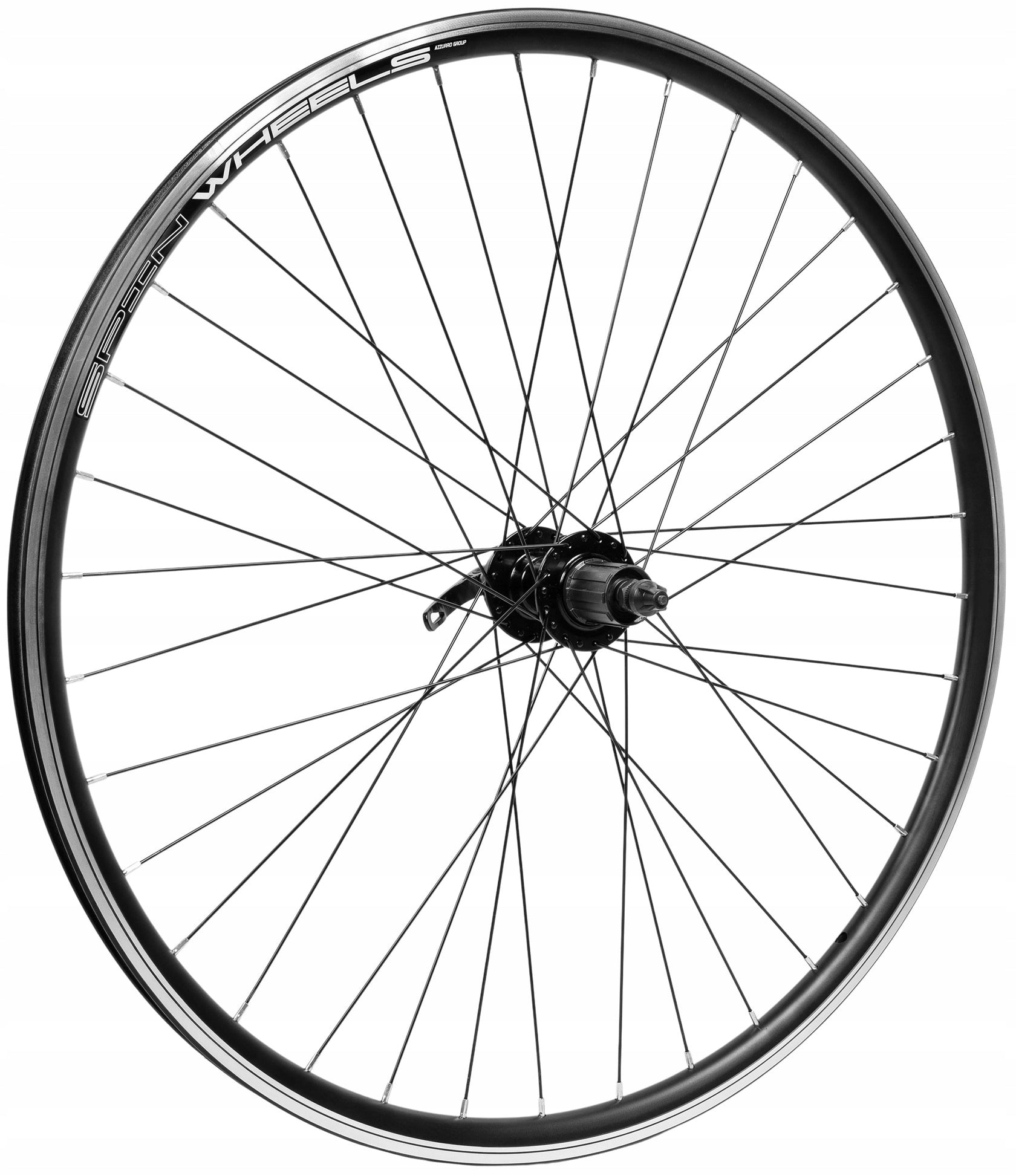 REAR BICYCLE WHEEL 28 INCHES CASSETTE DISC BRAKE AND V-BRAKE CONE