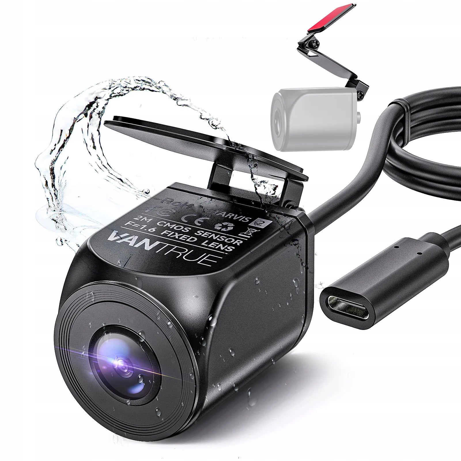 REAR CAMERA VANTRUE RC09 2.5K WATERPROOF IP67 FOR N4S N4 PRO S, S1 MAX PRO