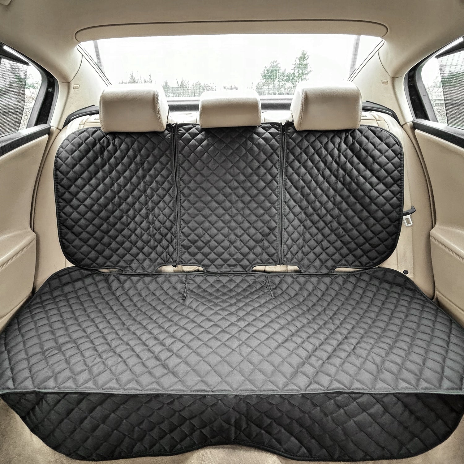 REAR COUCH PROTECTIVE MAT ZIPPERED SEAT COVER LARGE Kind multipurpose