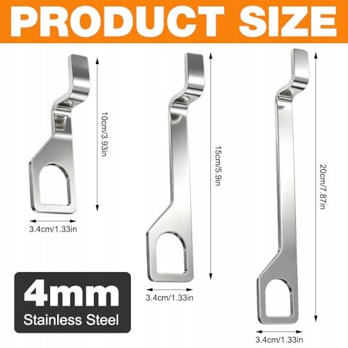 REAR DOOR HANDLE VW T5 T6 STAINLESS STEEL SET OF 3 STEEL Manufacturer code SWC5908151856901