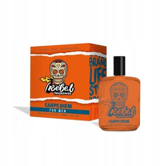 REBEL Carpe Diem Men eau de toilette EDT fragrance for men 100ml Packaging status original
