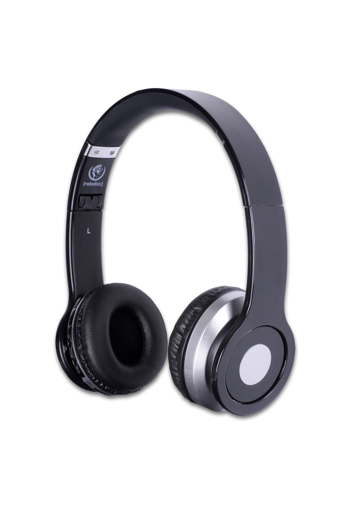 REBELTEC CRYSTAL BLACK BLUETOOTH HEADPHONES Brand Rebeltec