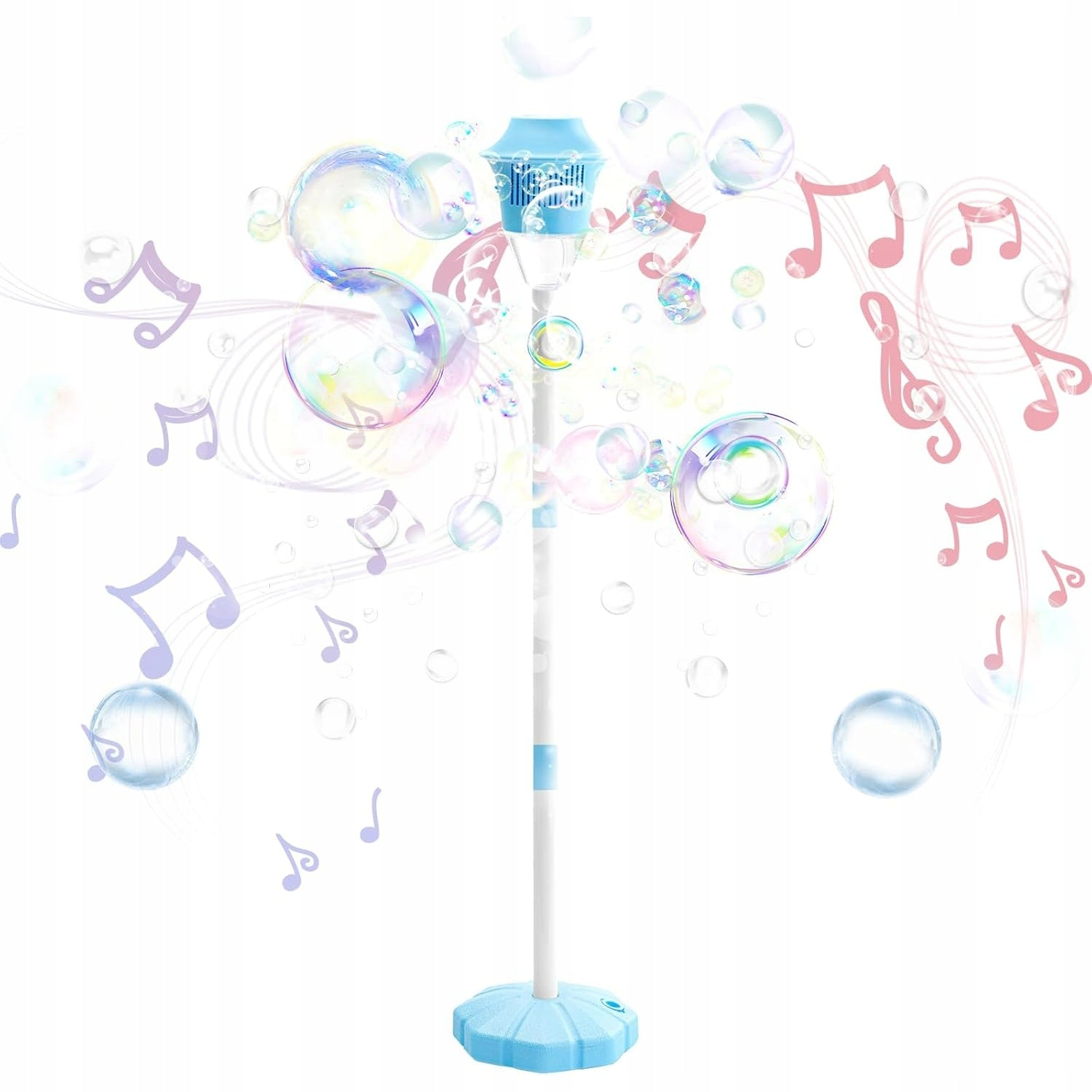 RECHARGEABLE AND AUTOMATIC SOAP BUBBLE MACHINE WITH LIGHTS AND Kind machine