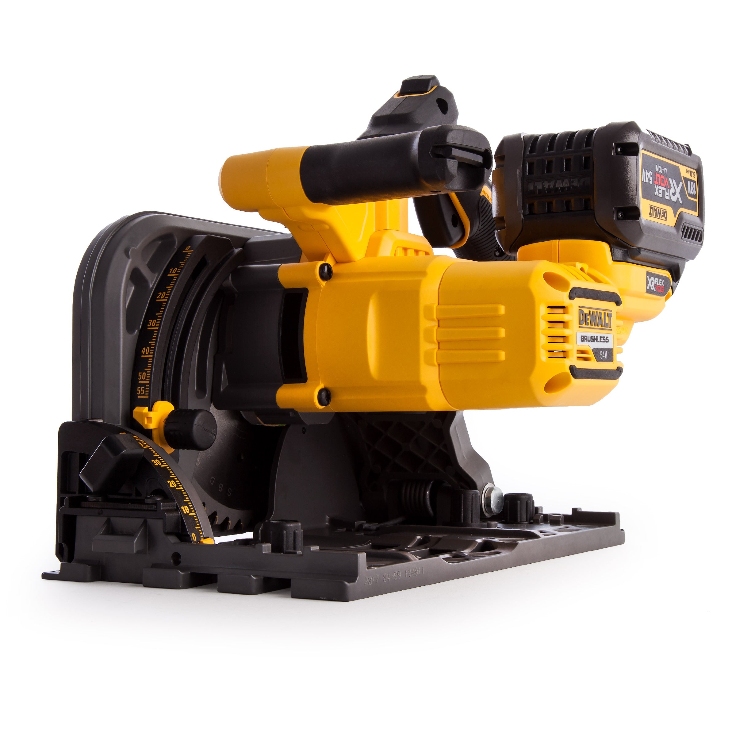 RECHARGEABLE CIRCULAR SAW DEWALT DCS520T2R 2x6,0Ah + RAIL Brand DeWalt