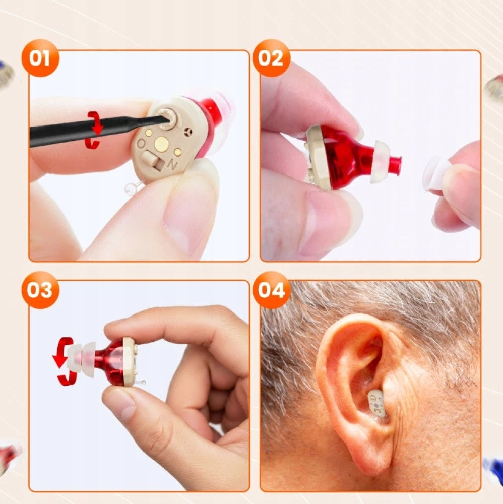 RECHARGEABLE HEARING AID SOUND AMPLIFIER 400HZ 5000HZ LOW DYSTRORSION Manufacturer of a medical device chenxiaowen