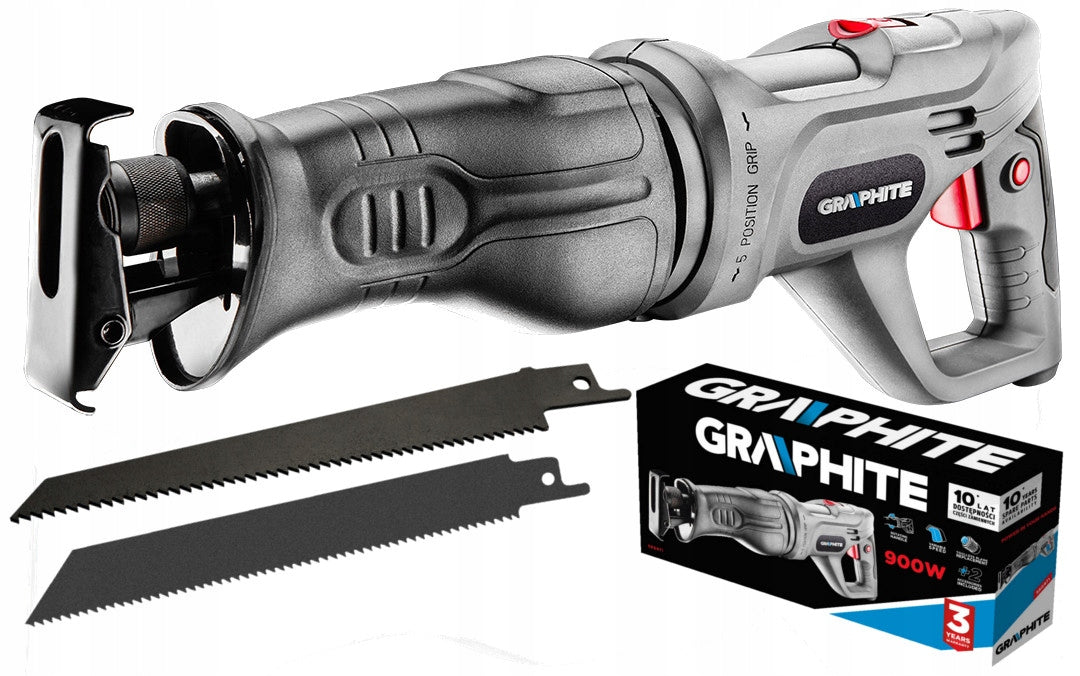 RECIPROCATING SAW 900W STROKE 20 MM NUMBER OF STROKES 0-2600 MIN GRAPHITE 58G971 Kind electric