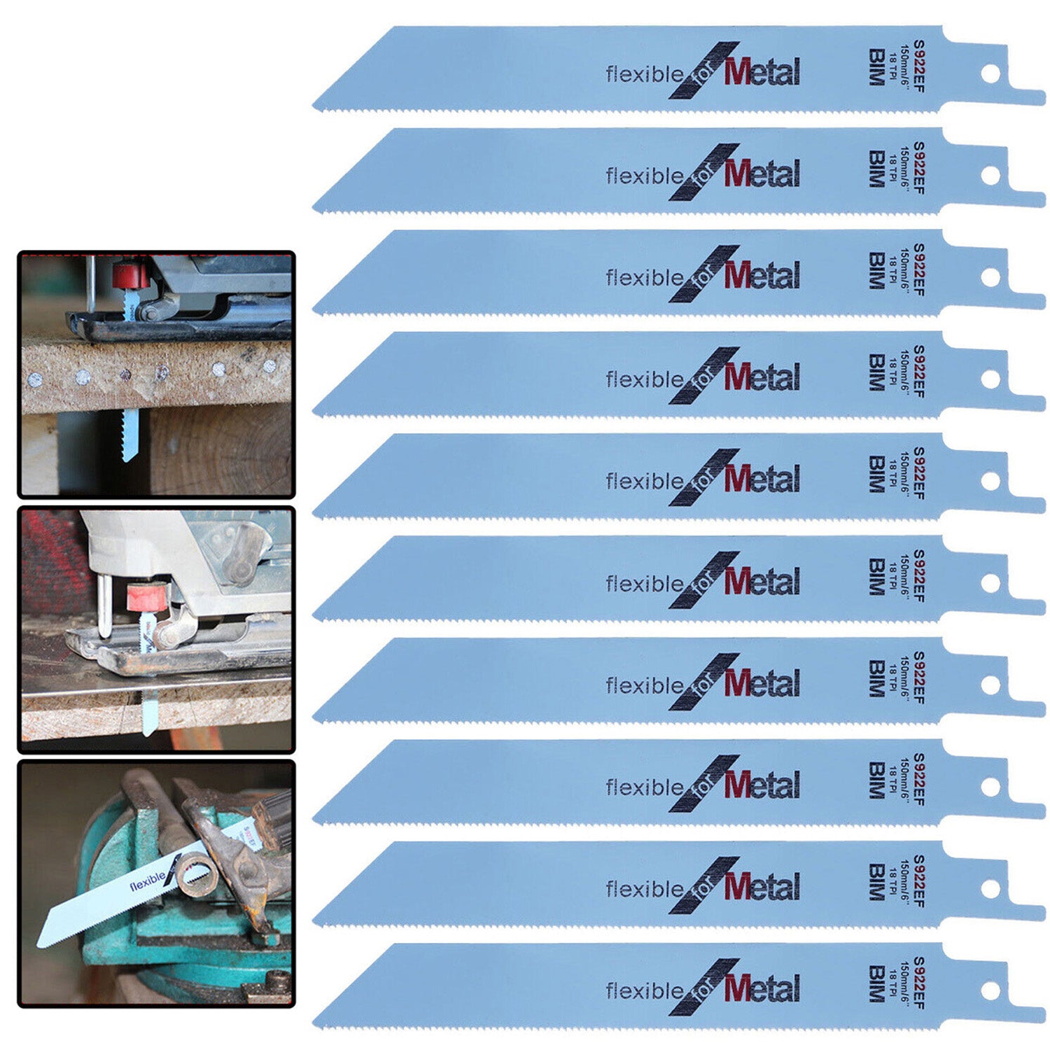 RECIPROCATING SAW BLADE FOR Bosch S922EF 20pcs. Number of items in the set 20