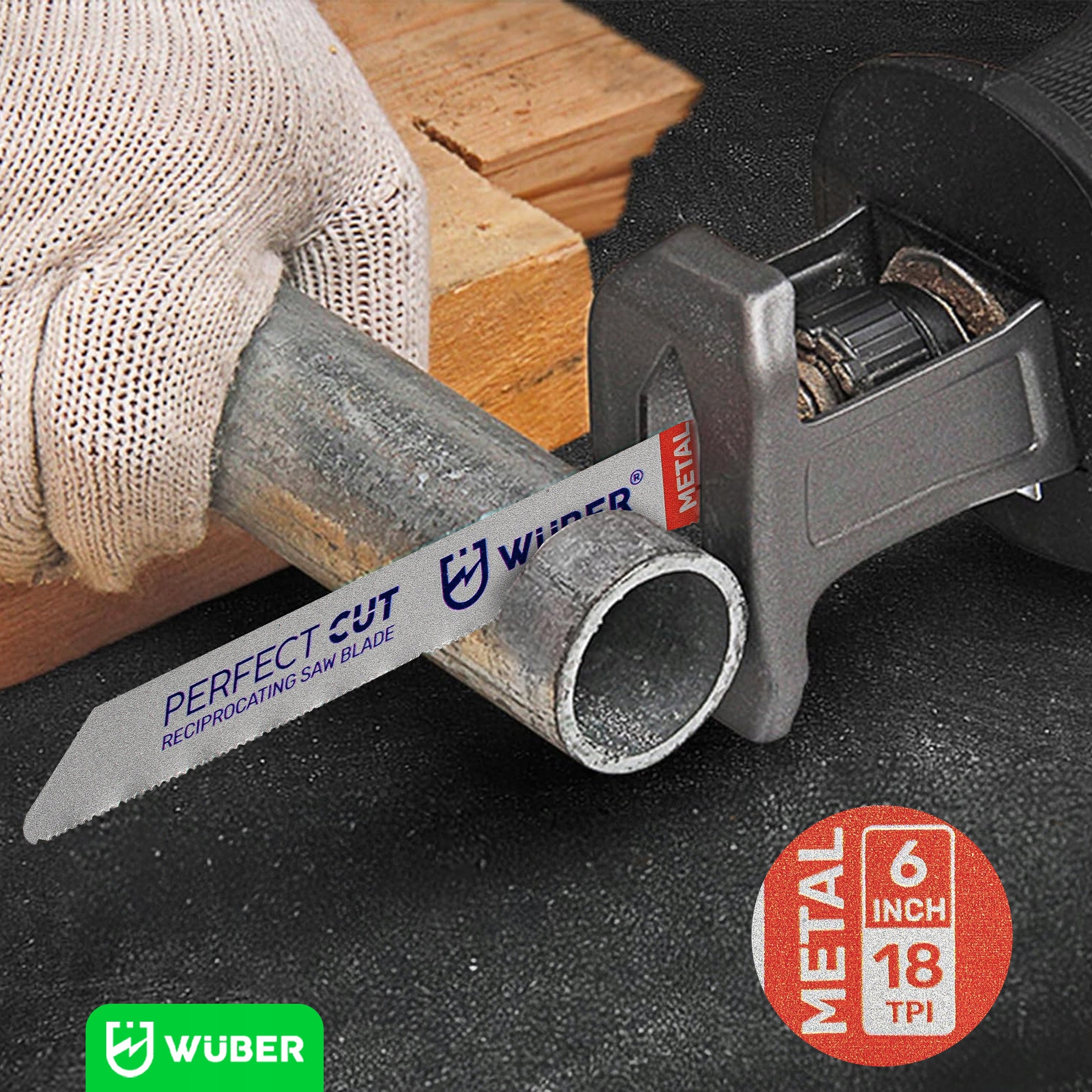 RECIPROCATING SAW BLADE SET METAL AND WOOD KNIVES 10PCS EAN (GTIN) 5905873300866