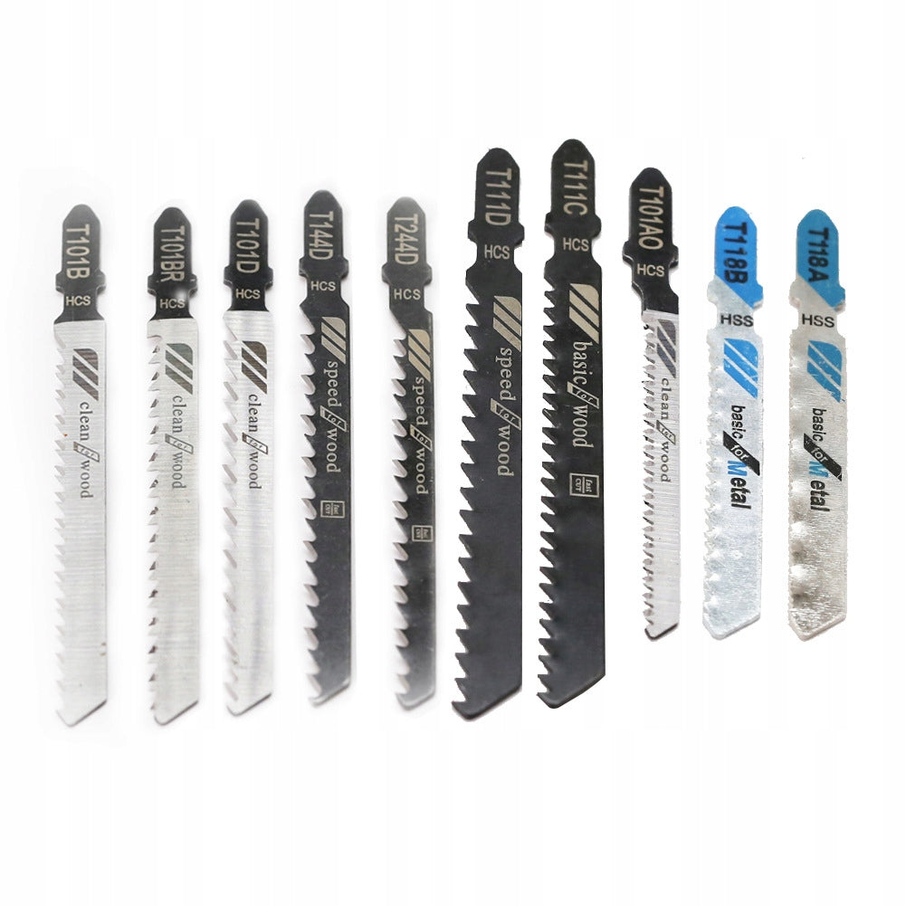 RECIPROCATING SAW BLADE SET METAL AND WOOD KNIVES 10PCS Packaging status original