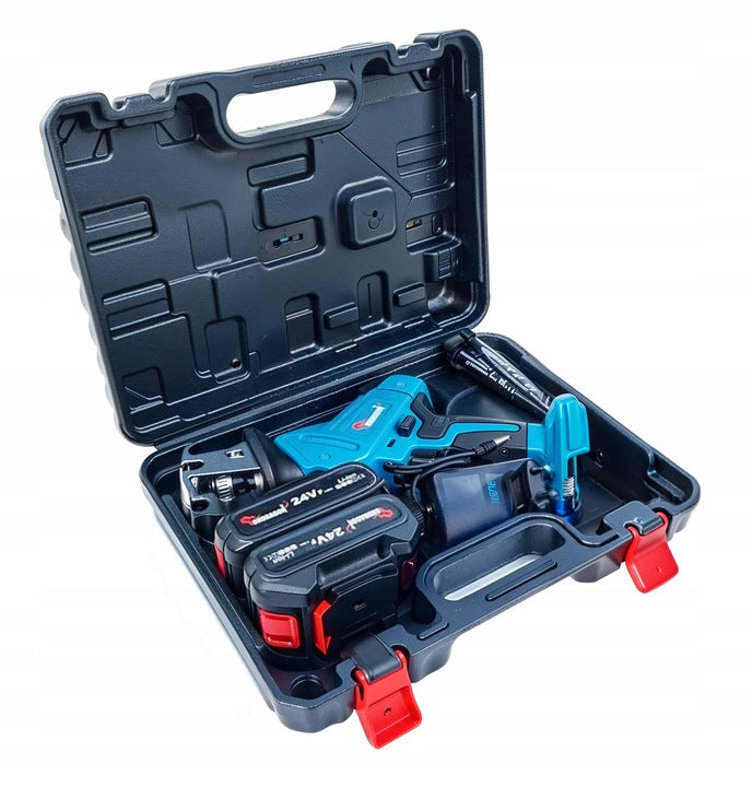 RECIPROCATING SAW CORDLESS JIGSAW 24V + 2 AKU + 4 SAW BLADES strong Manufacturer code od2205