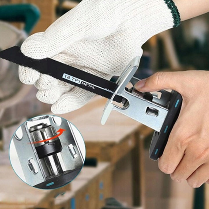 RECIPROCATING SAW CORDLESS JIGSAW STRONG LED 2 AKU WOOD CASE Batteries included yes