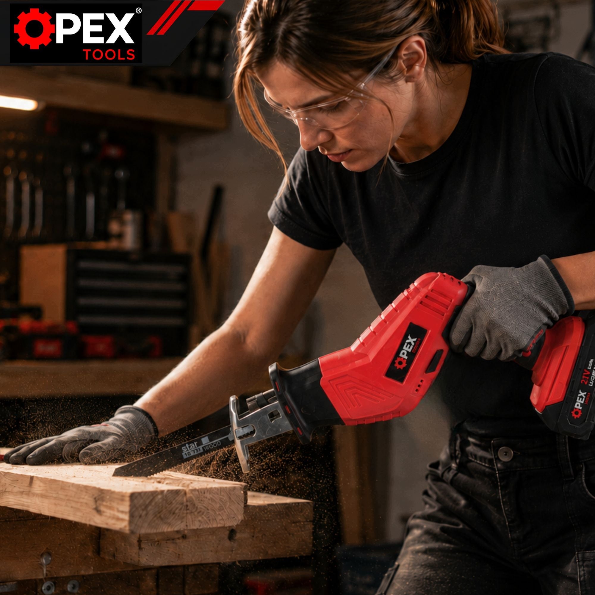 RECIPROCATING SAW ELECTRIC FOX TAIL JIGSAW 2 x AKU 21V Packaging status original