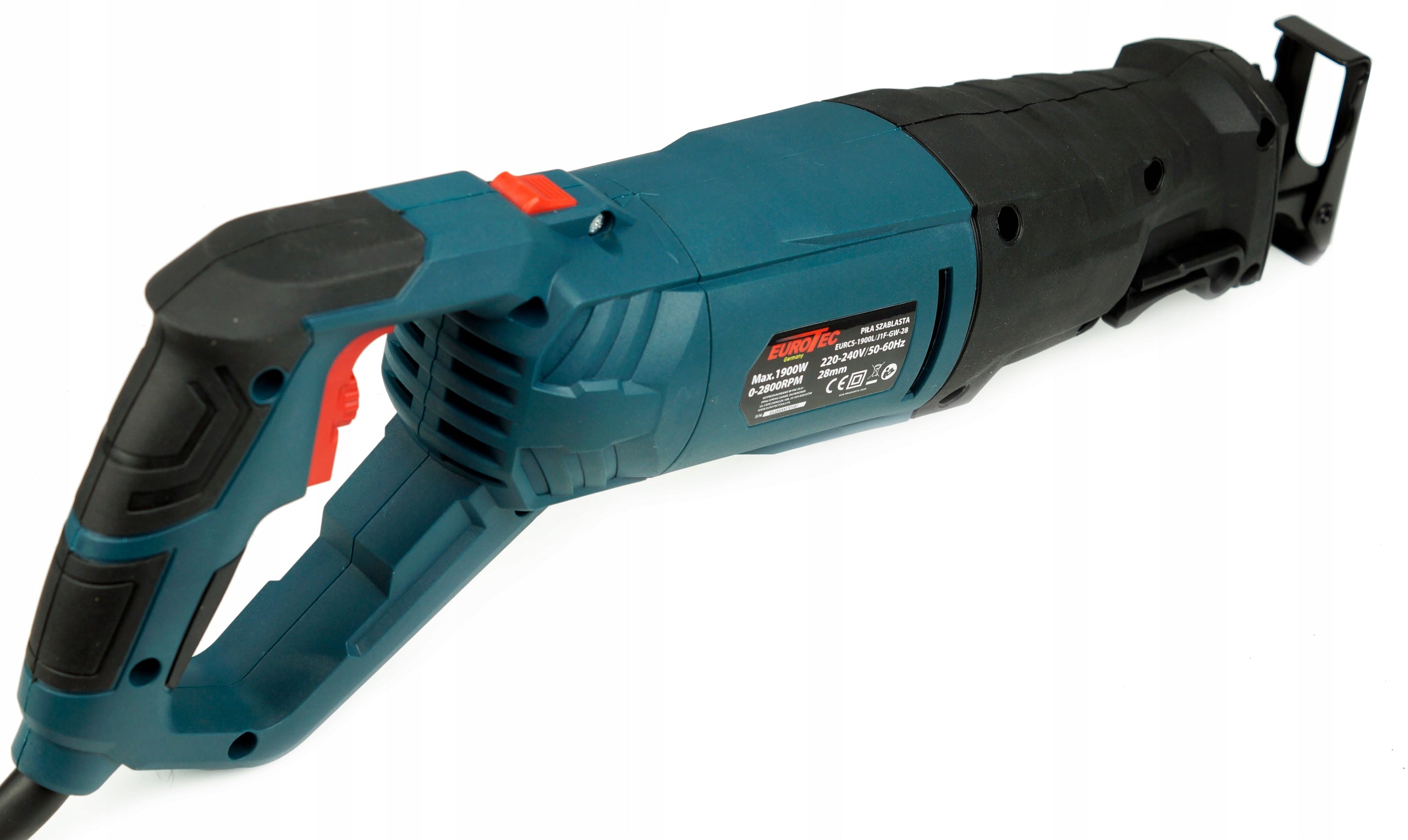 RECIPROCATING SAW FOX TAIL JIGSAW +12 KNIVES STRONG Manufacturer code EURCS-1900L