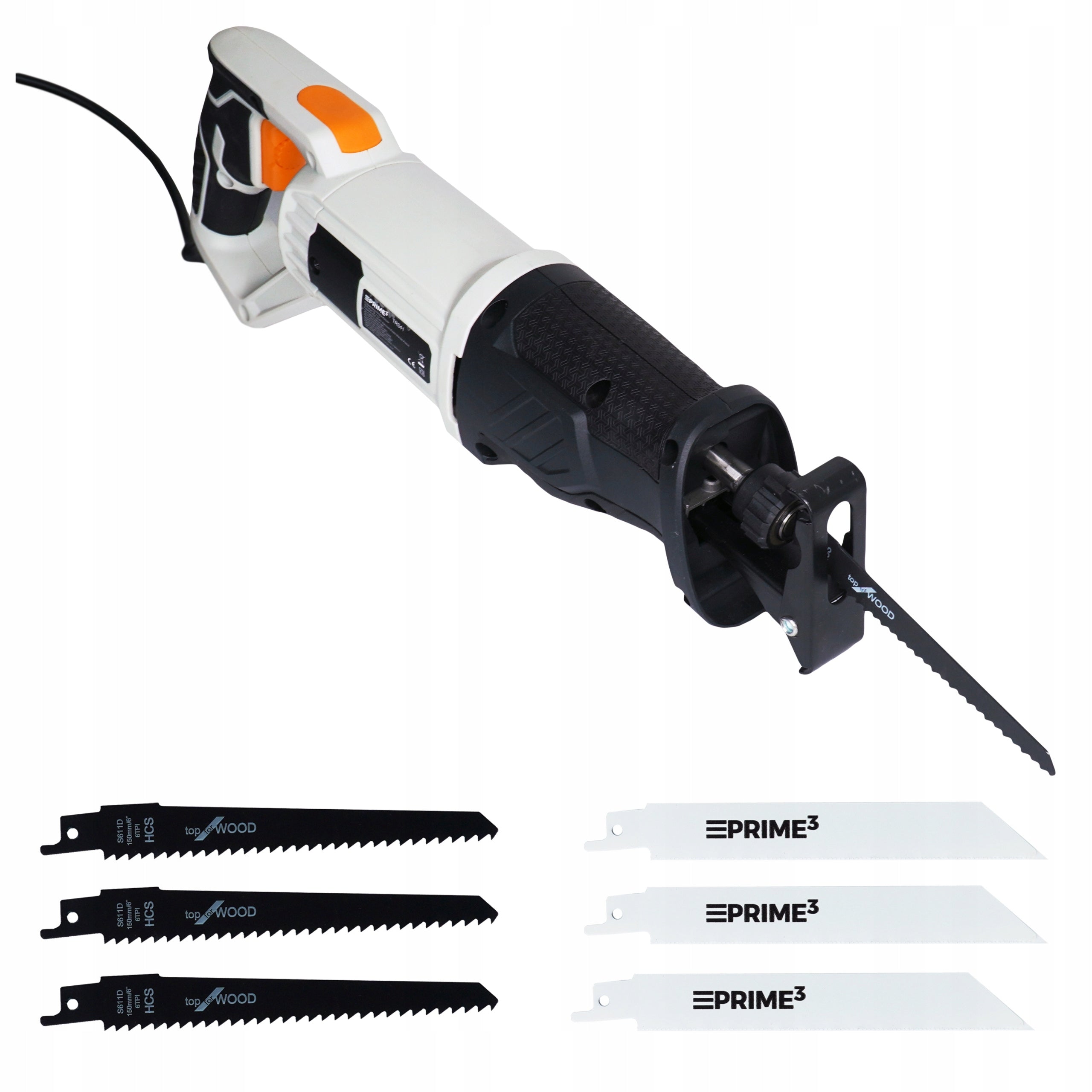 RECIPROCATING SAW JIGSAW FOX TAIL 6 SAW BLADES 1200 IN ROTARY PRIME3 Kind electric