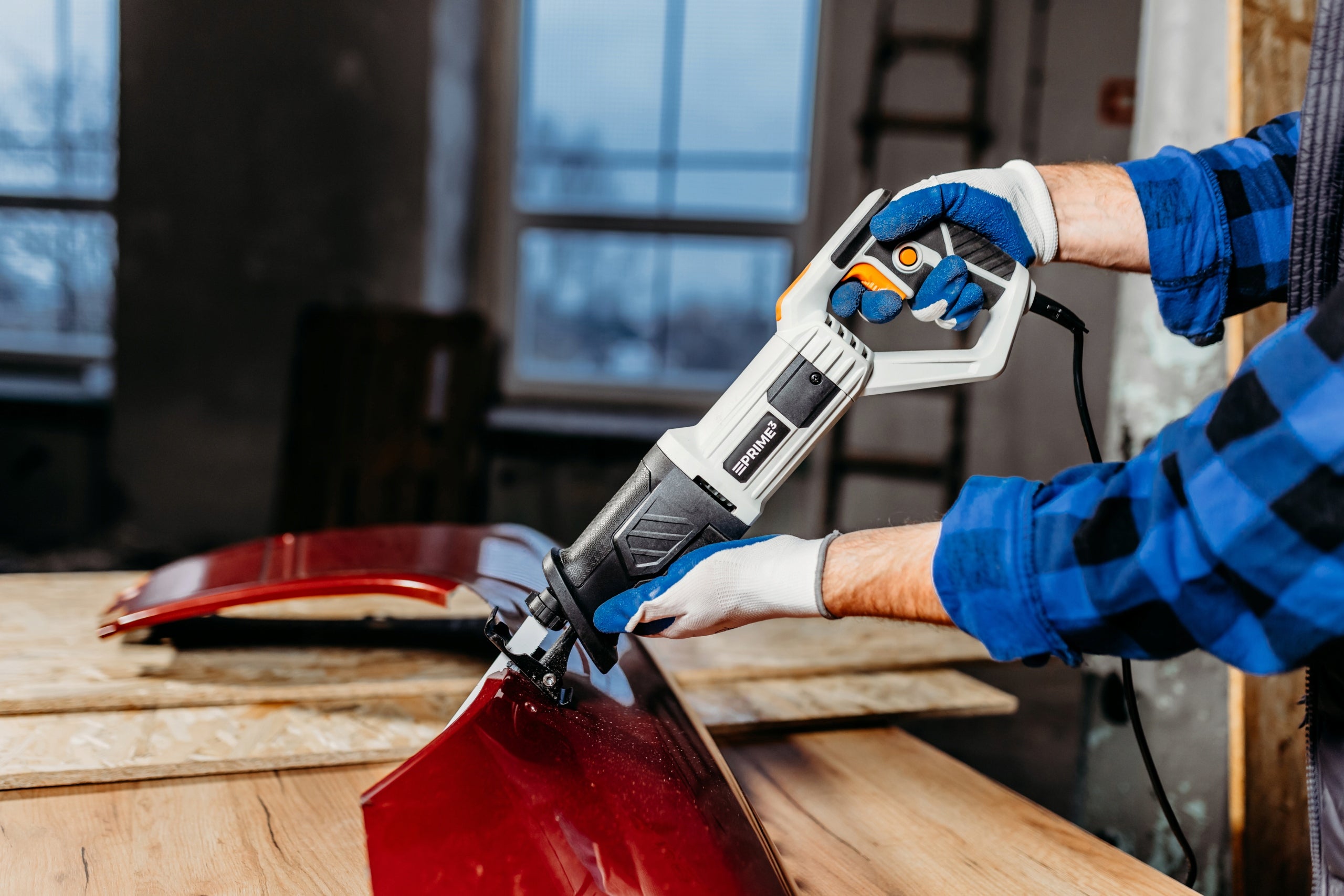 RECIPROCATING SAW JIGSAW FOX TAIL 6 SAW BLADES 1200 IN ROTARY PRIME3 Maximum power 1200 W